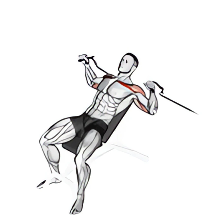 cable incline bench press