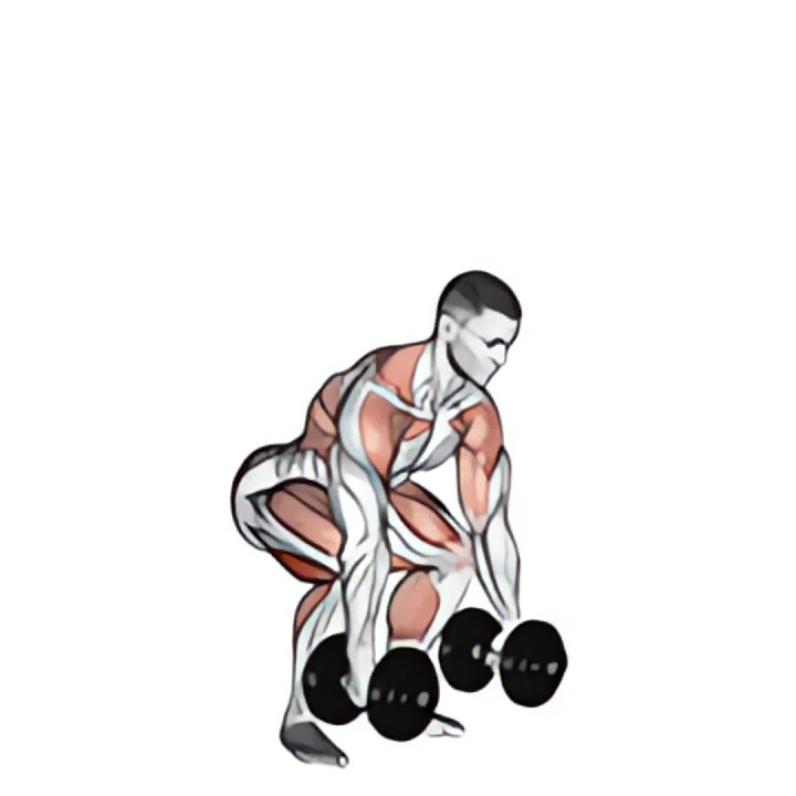 dumbbell clean