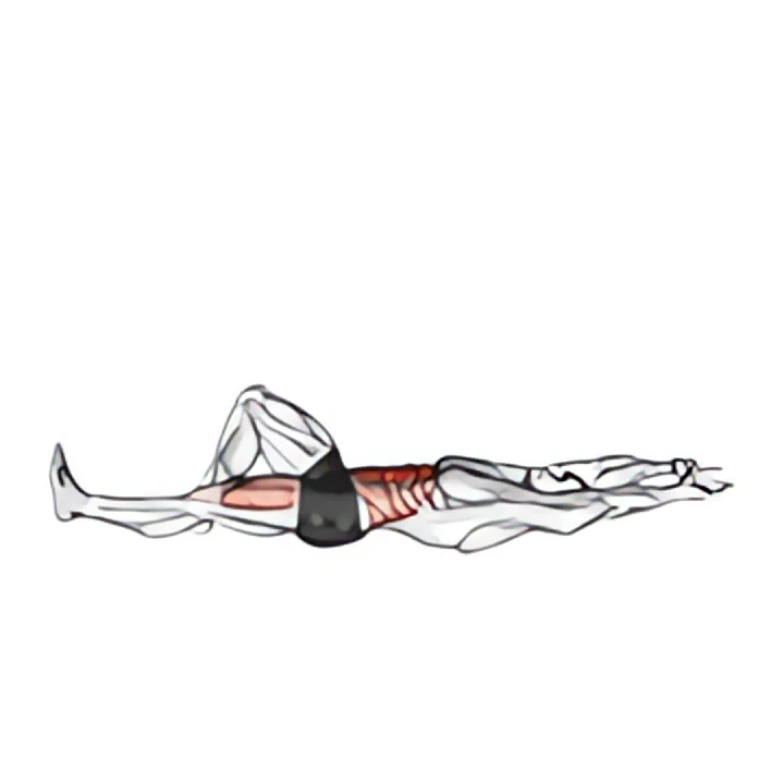 flexion leg sit up (straight arm)