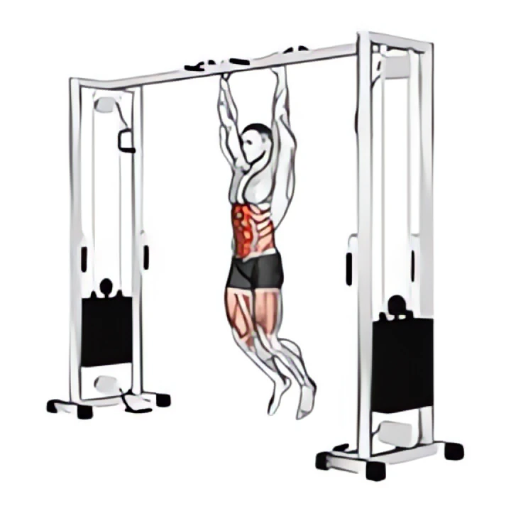hanging straight leg hip raise