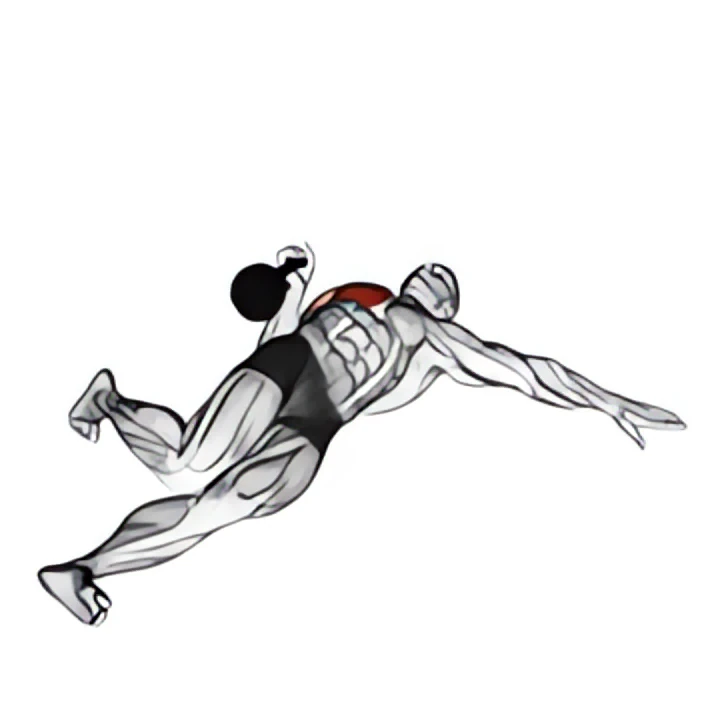 kettlebell extended range one arm press on floor