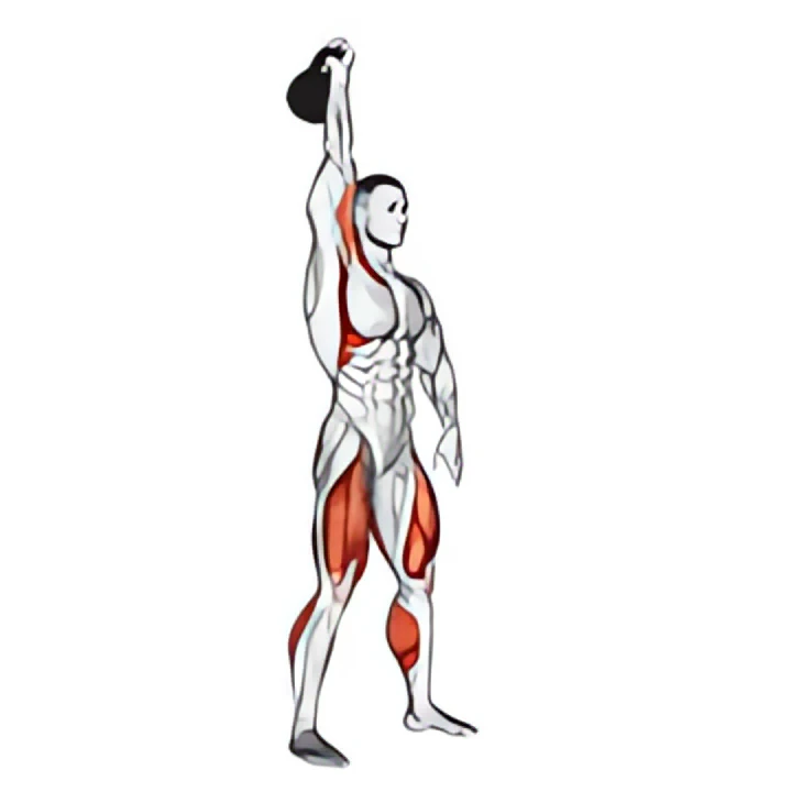 kettlebell one arm jerk