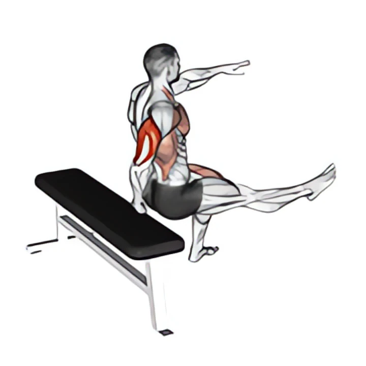 one arm dip