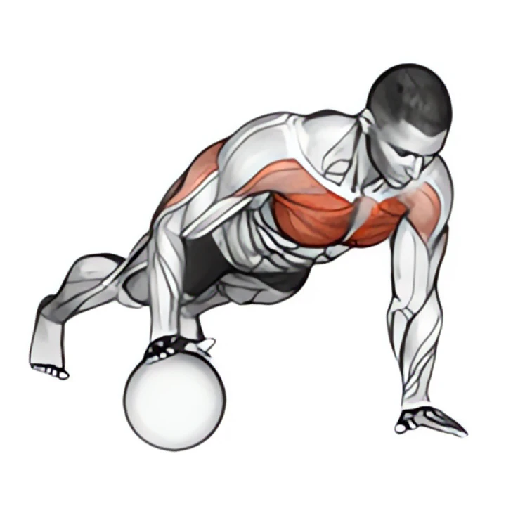 push-up medicine ball