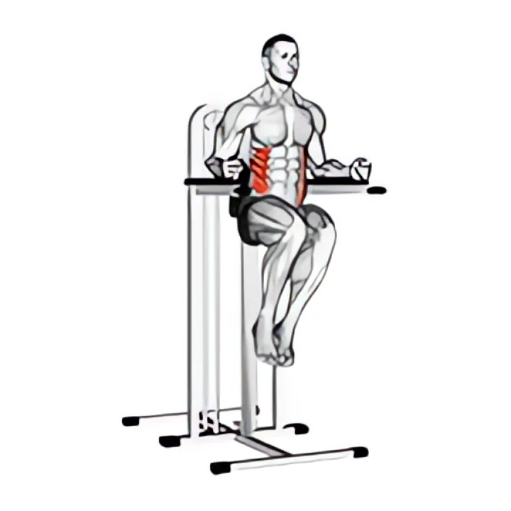side hip (on parallel bars)