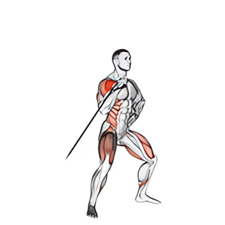 band twisting overhead press