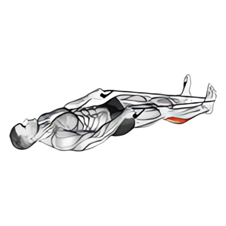 calf stretch with rope