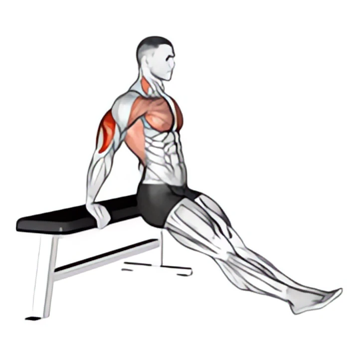 bench dip on floor