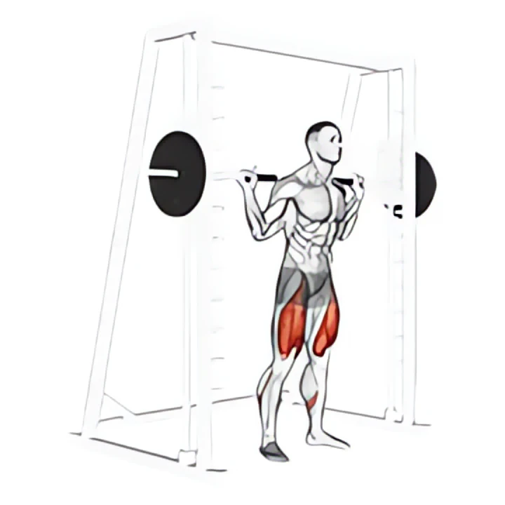 smith low bar squat