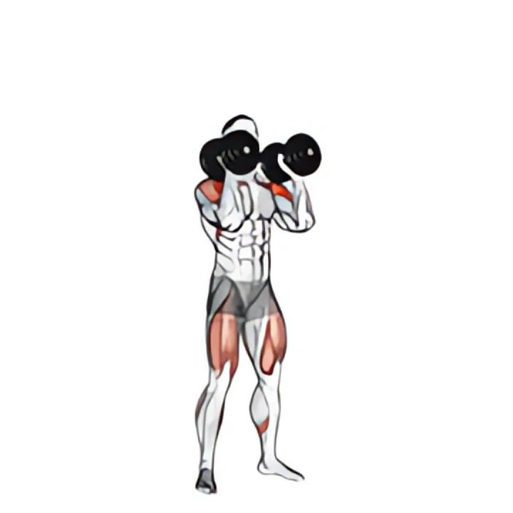 dumbbell push press