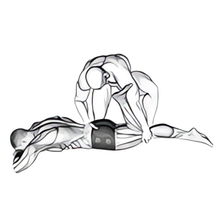 assisted prone rectus femoris stretch