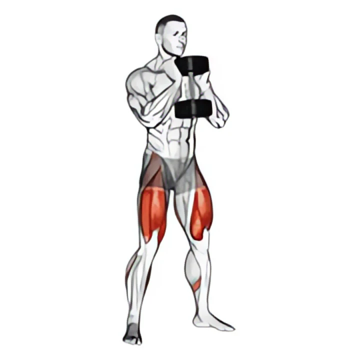 dumbbell goblet squat