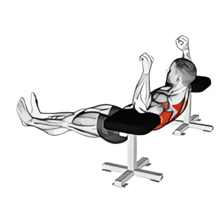 elbow lift – reverse push-up
